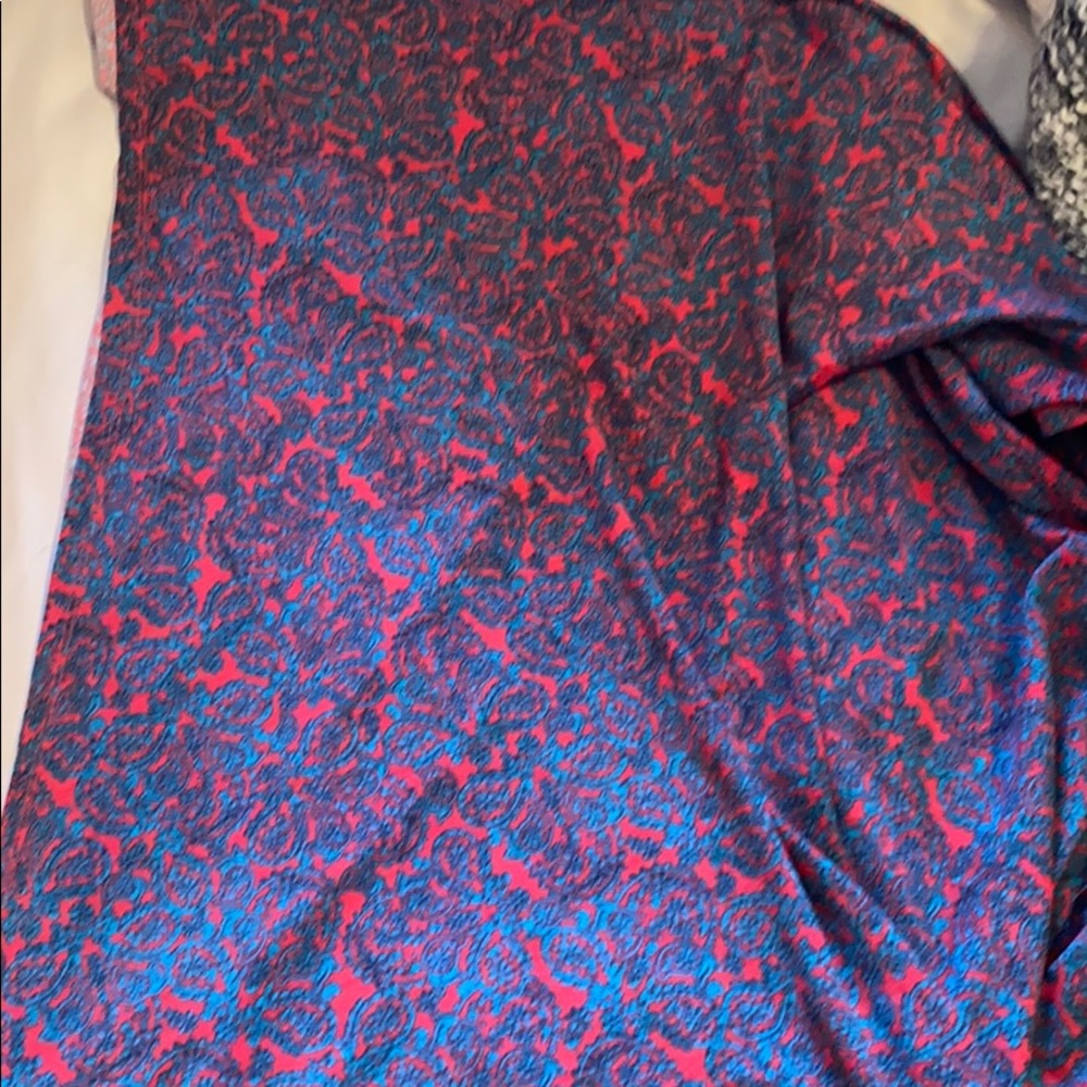 Lula Roe Patterned Lindsay 3/4 length sleeve cover